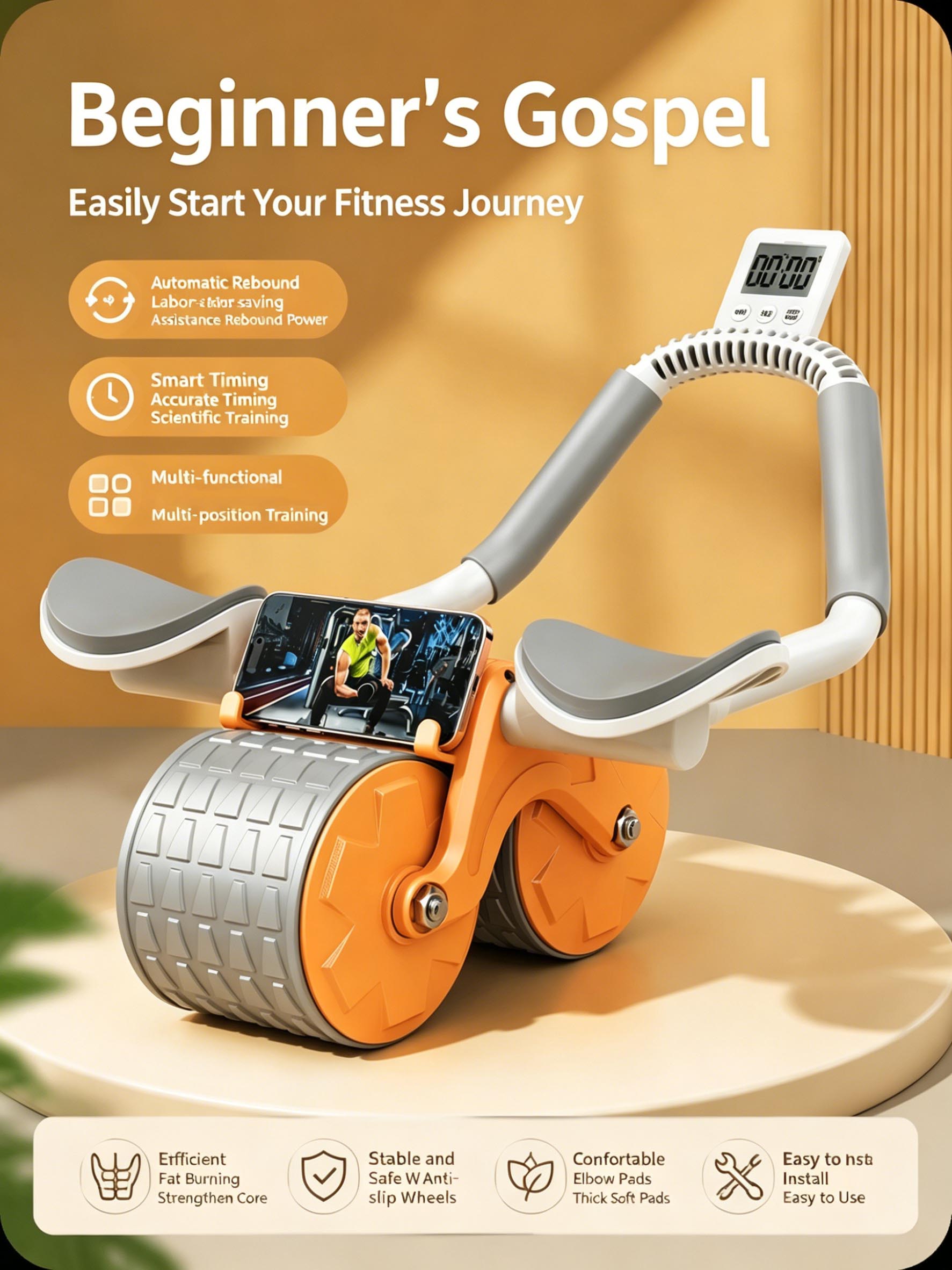 Elbow Support Abdominal Roller - Ab Roller Wheel With Elbow Support review and price