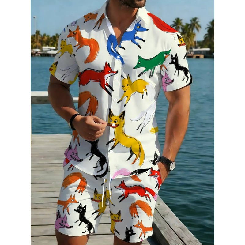 Premium Men's Printed Shirt Sh - Hiking review and price