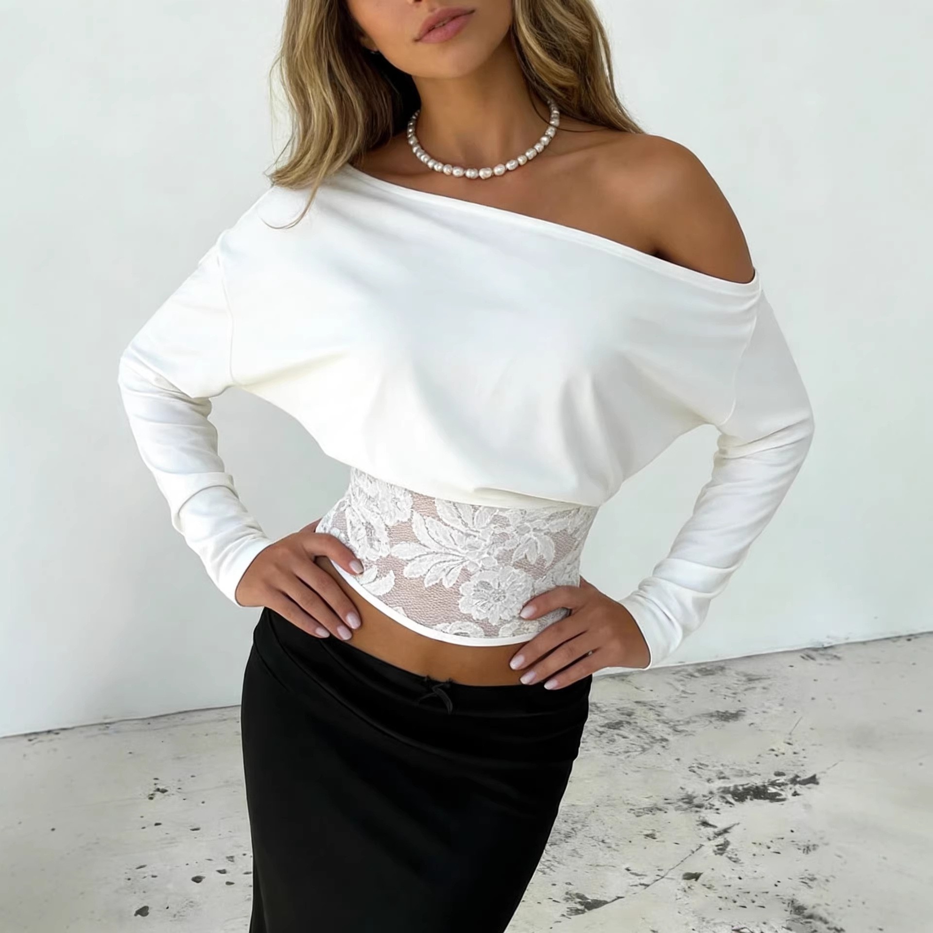 Patchwork Off Shoulder Top Reg - Camping review and price