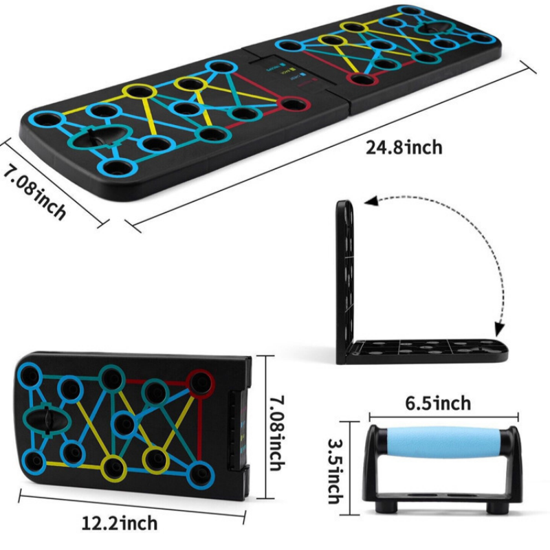 Prone Board Set, Foldable Pron - Push Up Board Foldable Multi Function review and price