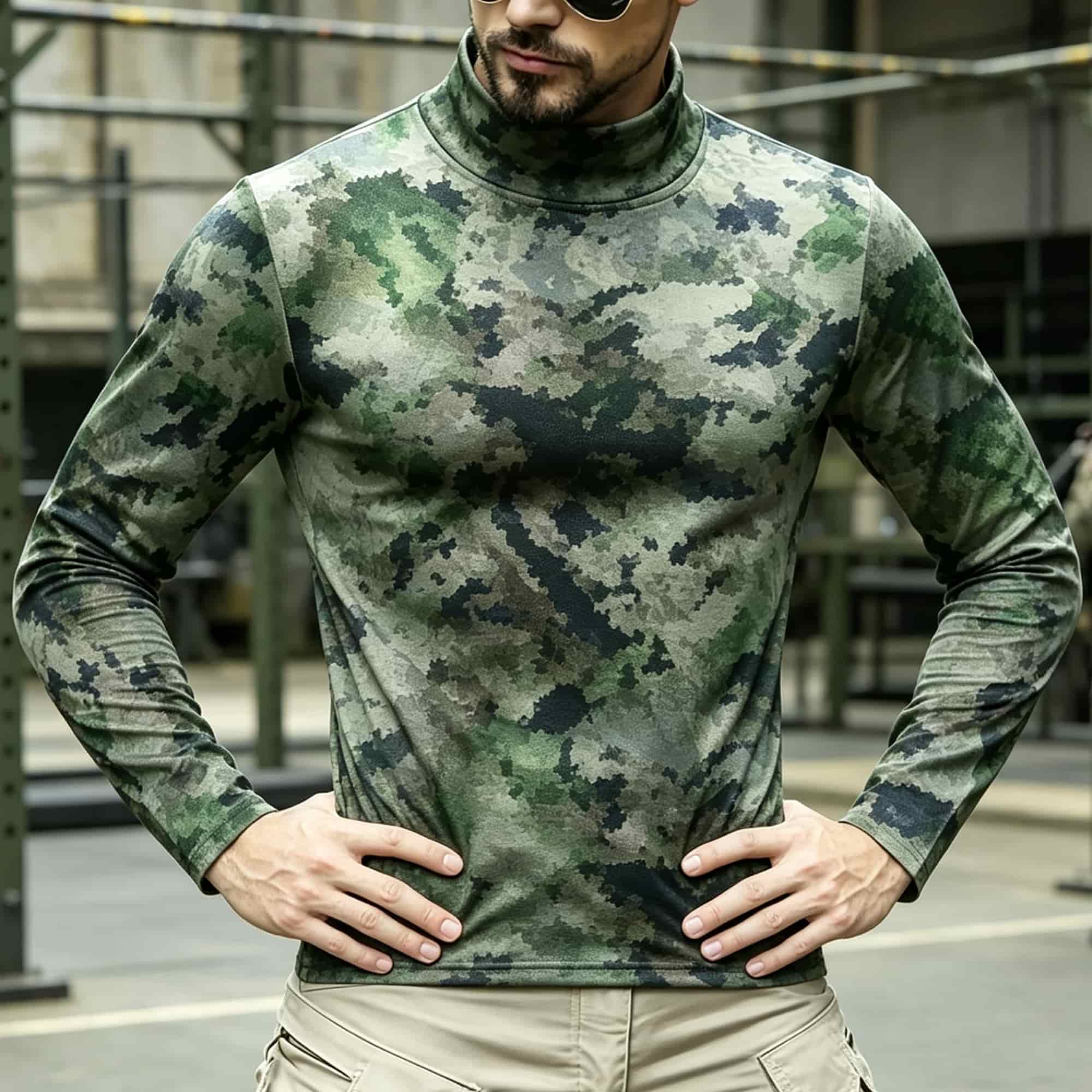 Men Tactical Camouflage Print  - Hiking review and price